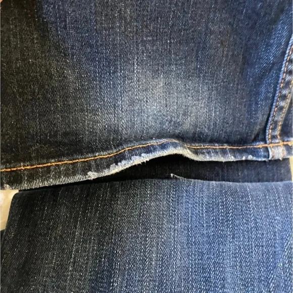 BIG STAR 26L Liv Boot Cut Low Cut Blue Jeans Distressed Whiskered Embroidered - Picture 10 of 16